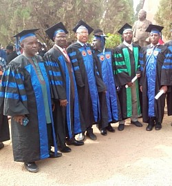 Head of Department, Engr. Jubril Al-Amin second to the left